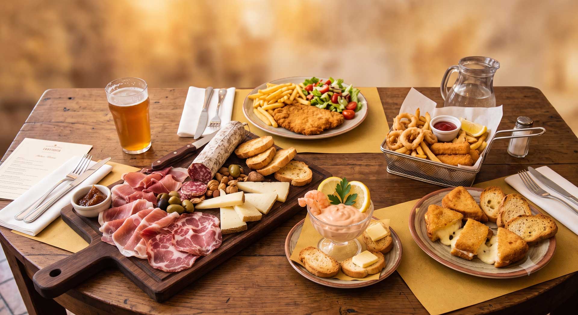 Tagliere di salumi ed altri antipasti